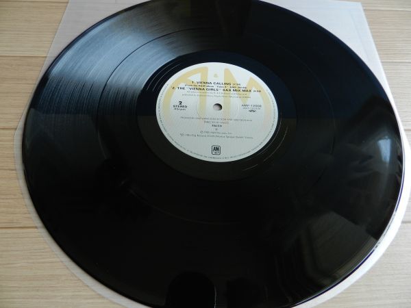 レコード【 Japan】Falco/ Rock Me Amadeus / Vienna Calling☆AMP-12008/1986◆12, 45 RPM, Singleの画像5