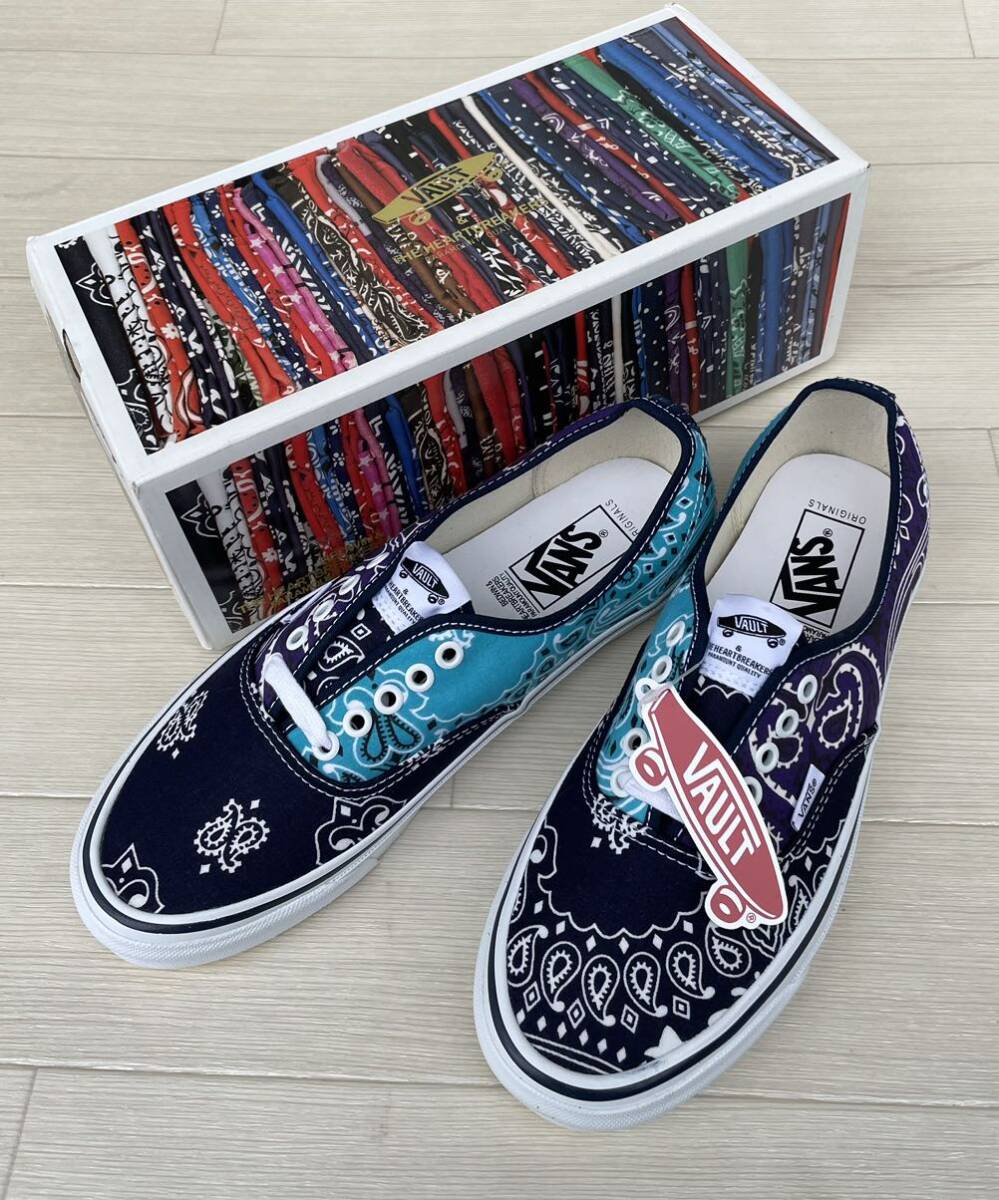 BEDWIN×VANS AUTHENTIC [US9/27.0.]bedo wing × Vans Bandana authentic bandana [ unused goods ]