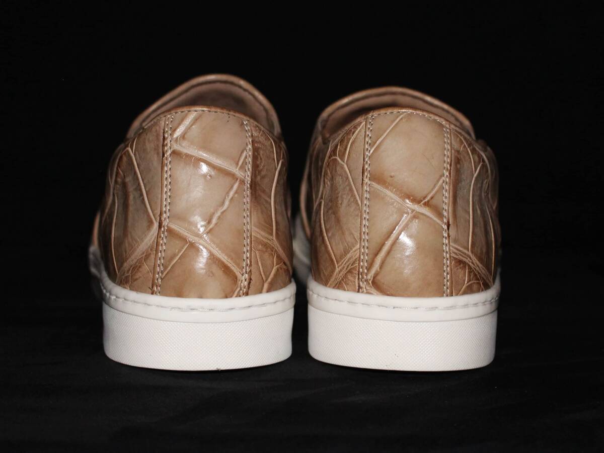  Italy made black ko slip-on shoes da-mi3625 beige size 40