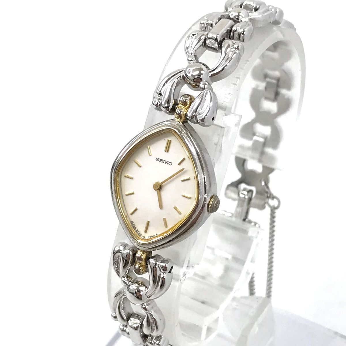 SEIKO セイコー 腕時計 2P20-5990 クオーツ アナログ ひし形 ヴィンテージ 亀戸精工舎 1979年製 コレクション 電池交換済み 動作確認済み_画像3