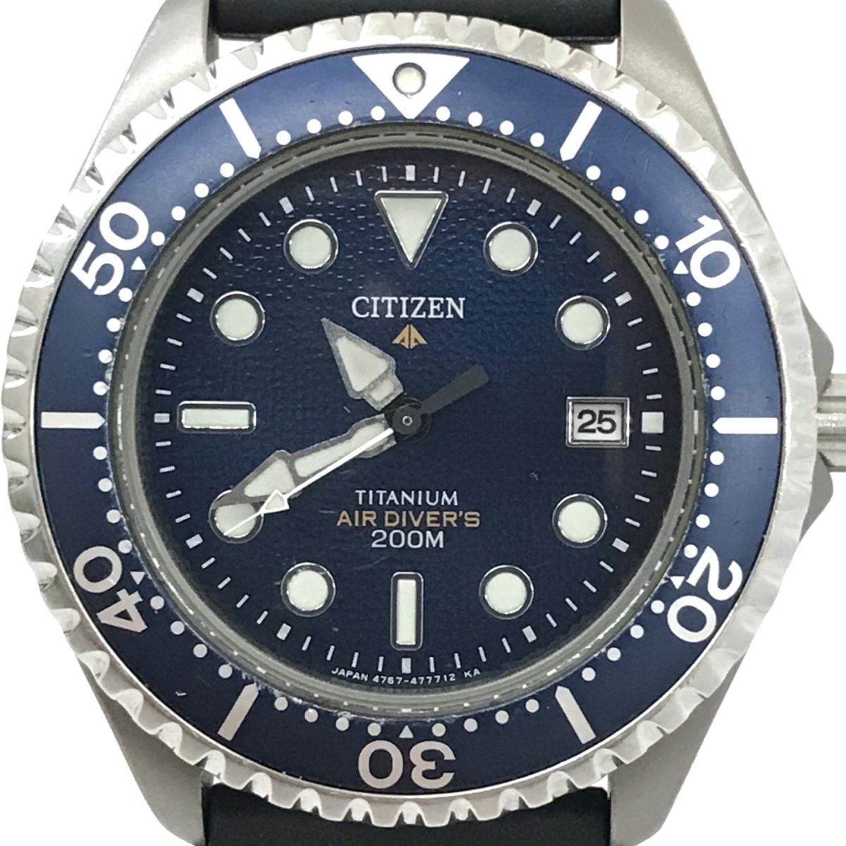 美品 CITIZEN シチズン プロマスター AIR DIVER'S 腕時計 4767 美品 CITIZEN シチズン プロマスター AIR DIVER'S 腕時計 4767