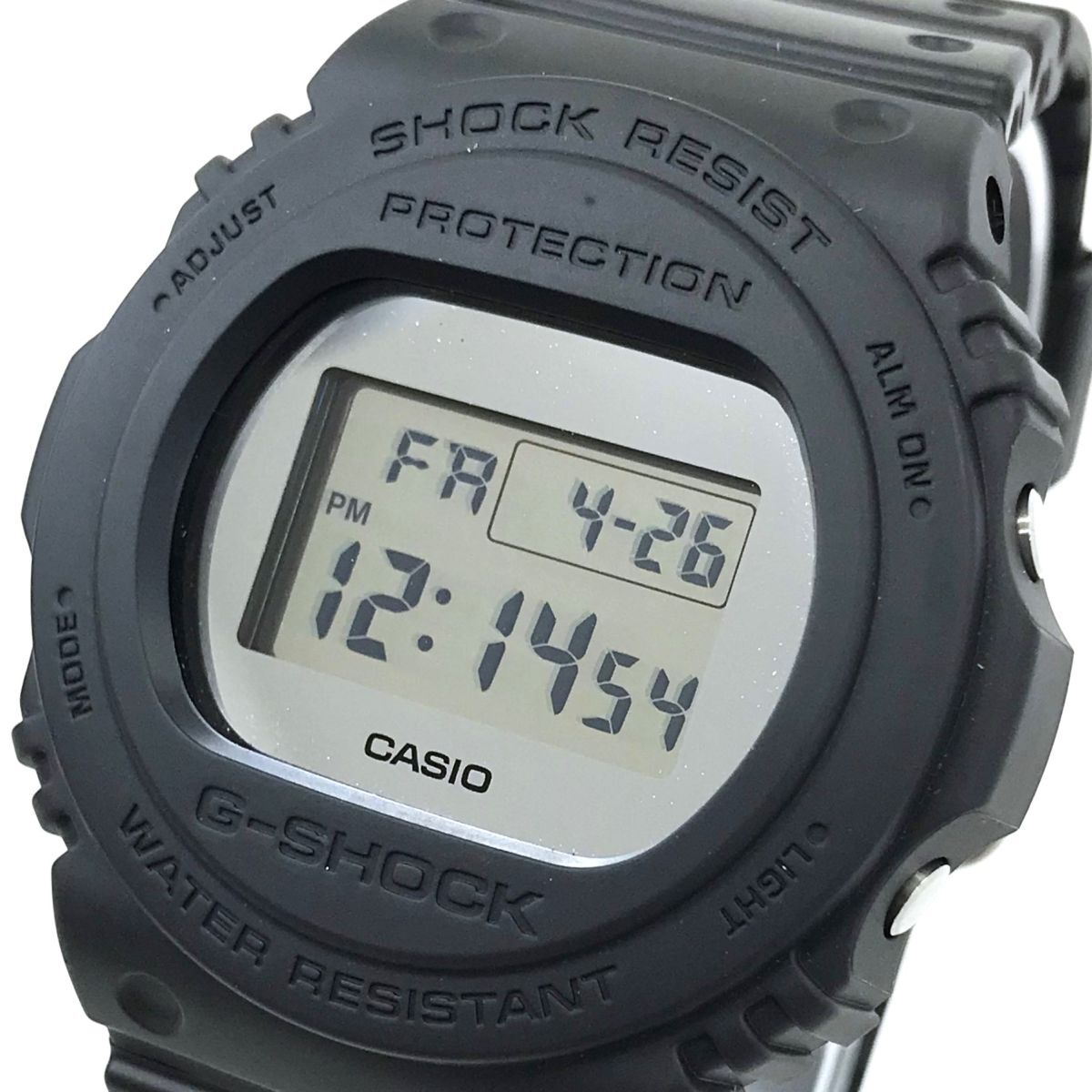 新品 CASIO カシオ G-SHOCK ジーショック 腕時計 DW-5700BBMA クオーツ デジタル ラウンド ブラック ミラー コレクション 箱付 動作確認済_画像1