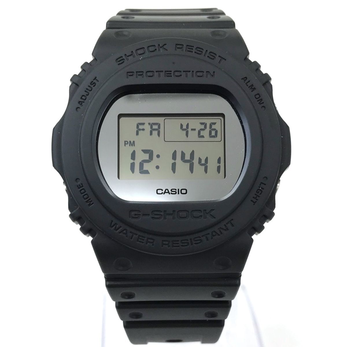 新品 CASIO カシオ G-SHOCK ジーショック 腕時計 DW-5700BBMA クオーツ デジタル ラウンド ブラック ミラー コレクション 箱付 動作確認済の画像2