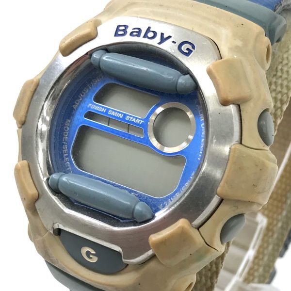 CASIO カシオ BABY-G ベビーG べビージー G-LIDE 腕時計 BGX-210 クオーツ ラウンド ブルー デジタル コレクション おしゃれの画像1