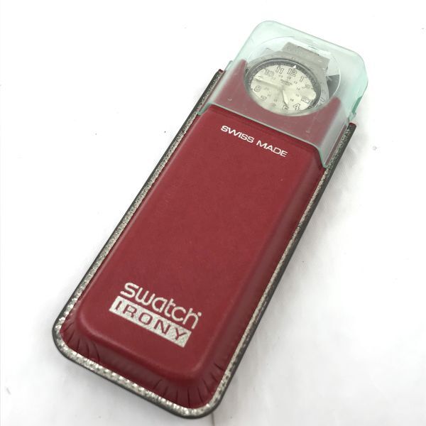 Swatch スウォッチ IRONY アイロニー 腕時計 クオーツ コレクション コレクター シンプル おしゃれ カレンダー 電池交換済 動作確認済の画像6