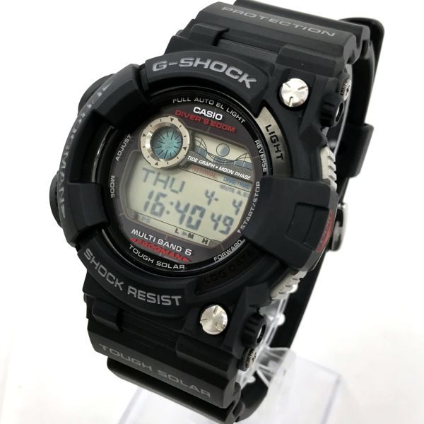 新品 CASIO カシオ G-SHOCK ジーショック FROGMAN フロッグマン 腕時計 GWF-1000-1 電波ソーラー タフソーラー マルチバンド6 箱付きの画像3