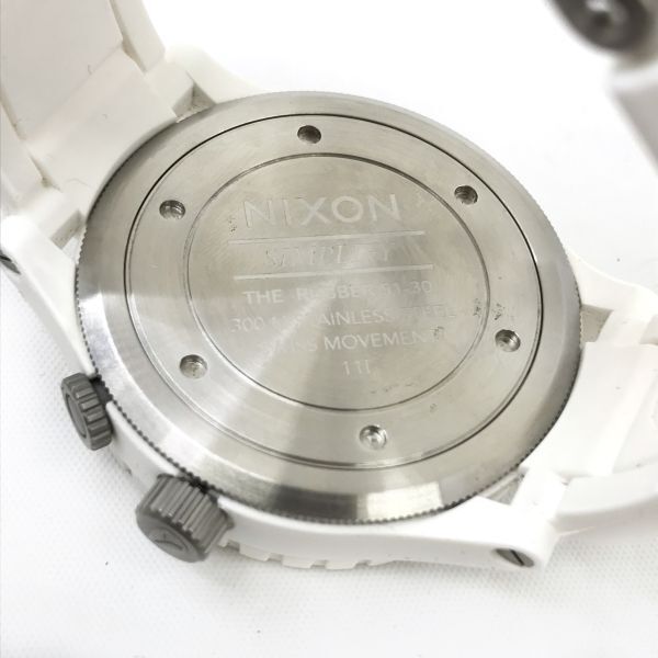 新品 NIXON ニクソン 腕時計 51-30 クオーツ アナログ ラウンド ホワイト 白 コレクション コレクター おしゃれ 電池交換済 動作確認済_画像5