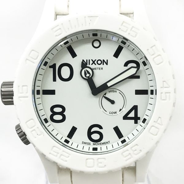 新品 NIXON ニクソン 腕時計 51-30 クオーツ アナログ ラウンド ホワイト 白 コレクション コレクター おしゃれ 電池交換済 動作確認済_画像1
