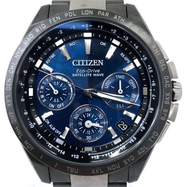 美品 CITIZEN シチズン ATTESA アテッサ Eco-Drive エコドライブ 30周年記念限定モデル 腕時計 CC9065-56L GPS衛星 電波ソーラー 動作OKの画像1