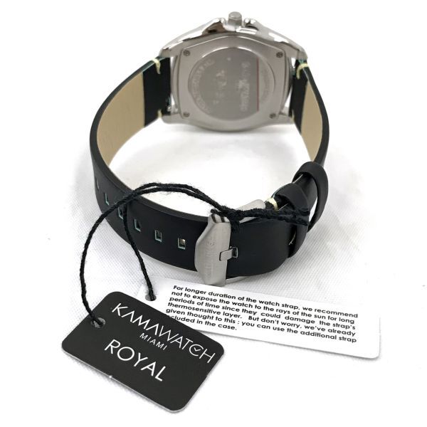 新品 KAMAWATCH カーマウォッチ 腕時計 KWPM34 クオーツ アナログ スクエア ROYAL サーミックテクノロジー 個性的 コレクション 箱付き.の画像5
