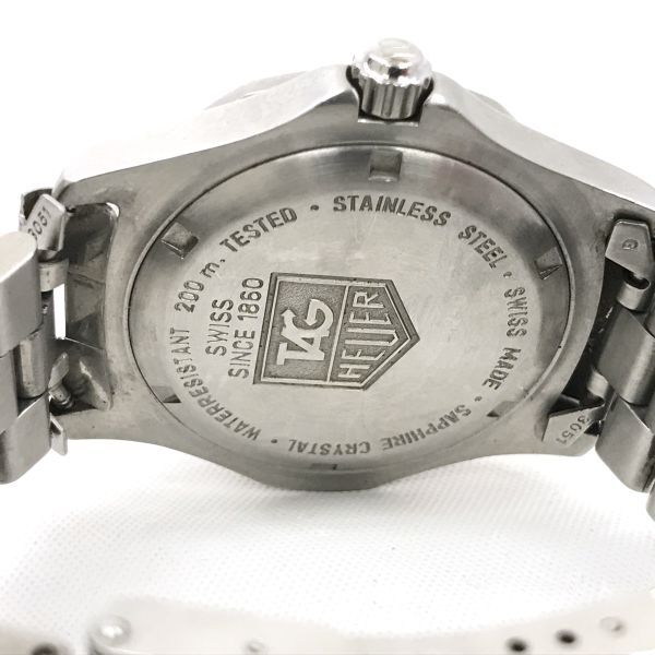 TAGHEUER タグホイヤー PROFESSIONAL プロフェッショナル 200 腕時計 クオーツ WK1112-0 コレクション カレンダー 電池交換済 動作確認済の画像5