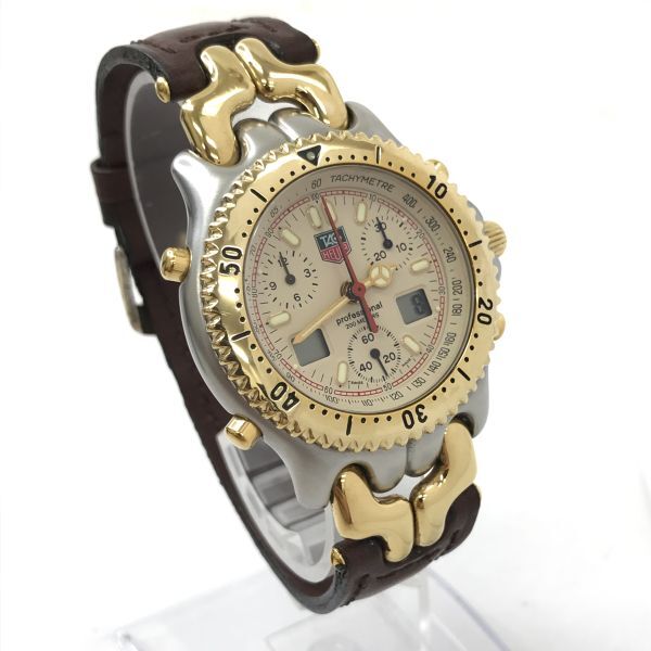 TAGHEUER タグホイヤー PROFESSIONAL プロフェッショナル セナモデル 腕時計 クオーツ S25.706 コレクション 電池交換済 動作確認済の画像3