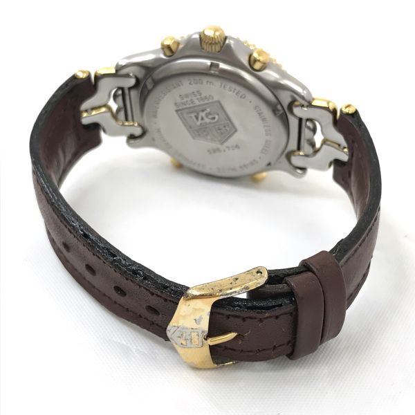 TAGHEUER タグホイヤー PROFESSIONAL プロフェッショナル セナモデル 腕時計 クオーツ S25.706 コレクション 電池交換済 動作確認済