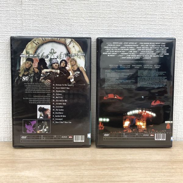 新品 未開封 DVD 2枚セット GUNS N' ROSES ガンズ アンド ローゼズ AC/DC エーシー ディーシー LIVE 音楽 洋楽 海外 ロック バンド .の画像2