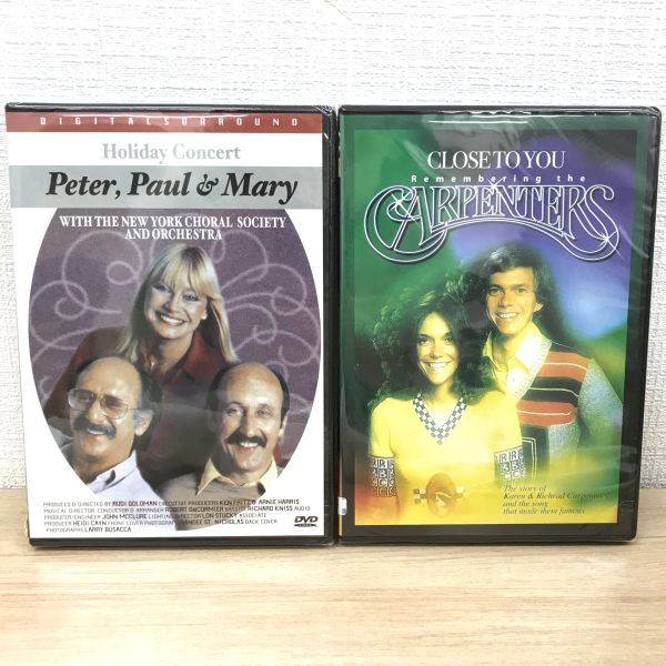 新品 未開封 DVD 2枚セット CAEPRNTERS CLOSE TO YOU Peter,Paul&Mary Holiday Concert アーティスト 音楽 洋楽 ポップス フォークソング .の画像1