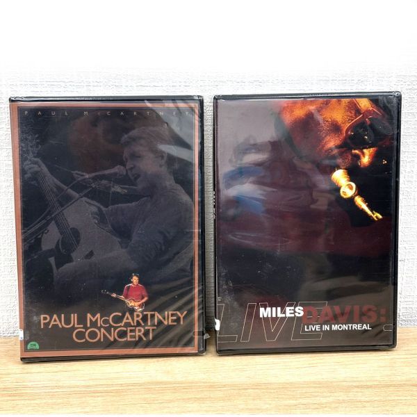 新品 未開封 DVD 2枚セット PAUL McCARTNEY CONCERT Miles Davis Live In Montreal ポールマッカートニー マイルス デイヴィス 音楽 洋楽.の画像1