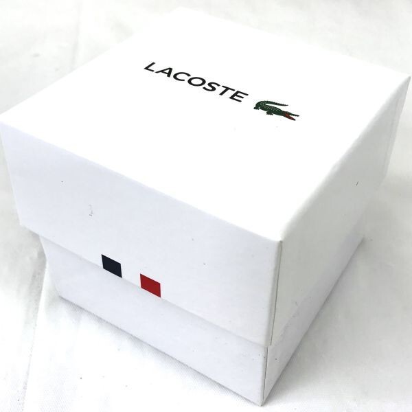 新品 LACOSTE ラコステ 腕時計 2011081 クオーツ ラウンド ネイビー ゴールド シルバー シンプル おしゃれ コレクション 動作OK 箱付き .の画像6