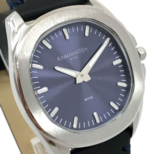 新品 KAMAWATCH カーマウォッチ 腕時計 KWPM36 クオーツ アナログ スクエア ROYAL サーミックテクノロジー 個性的 コレクション 箱付き.の画像1