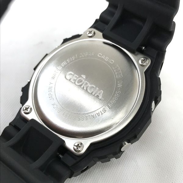 新品 レア CASIO カシオ G-SHOCK ジーショック GEORGIA ジョージア 限定 非売品 腕時計 クオーツ DW-5600VT ジャパン クラフトマン 箱付きの画像5