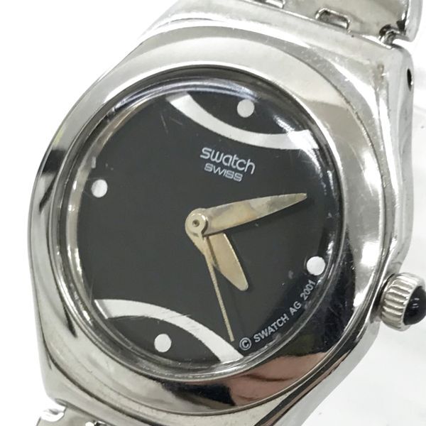 Swatch スウォッチ IRONY アイロニー 腕時計 クオーツ バングル ブレスレット コレクション おしゃれ シンプル 電池交換済 動作確認済の画像1