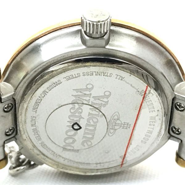 Westwood ヴィヴィアンウエストウッド 腕時計 VV066RSSL クオーツ アナログ ラウンド シルバー ピンクゴールド 電池交換済み 動作確認済みの画像7