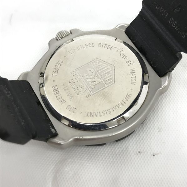 TAG HEUER タグホイヤー 腕時計 クオーツ WA1214 プロフェッショナル フォーミュラ1 ブラック 黒 レッド コレクション コレクター おしゃれの画像5