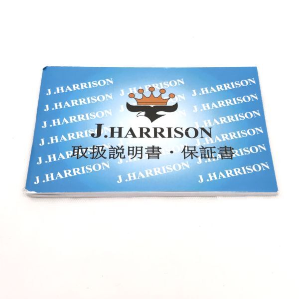 新品 J.HARRISON ジョン ハリソン 腕時計 自動巻き JH-009-P 手巻き付 機械式 オートマティック ブラック シルバー おしゃれ 動作OKの画像6