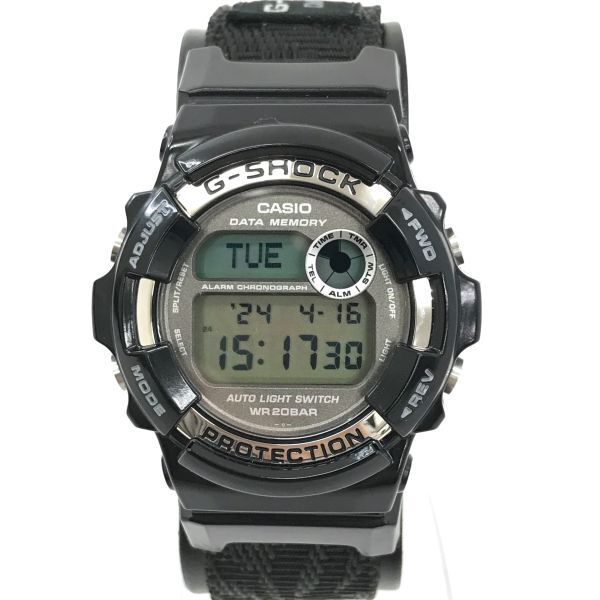 新品 CASIO カシオ G-SHOCK ジーショック 腕時計 DW-9298 クオーツ デジタル ラウンド ブラック ウォッチ 電池交換済み 動作確認済みの画像2