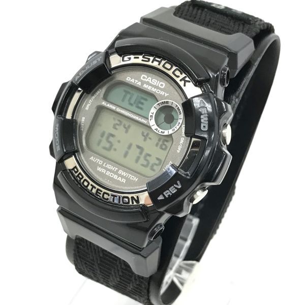 新品 CASIO カシオ G-SHOCK ジーショック 腕時計 DW-9298 クオーツ デジタル ラウンド ブラック ウォッチ 電池交換済み 動作確認済みの画像3