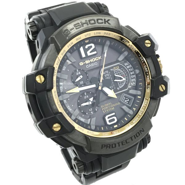 CASIO カシオ G-SHOCK ジーショック グラビティマスター スカイコックピット GPS 腕時計 電波ソーラー GPW-1000FC-1A9JF 動作確認済み