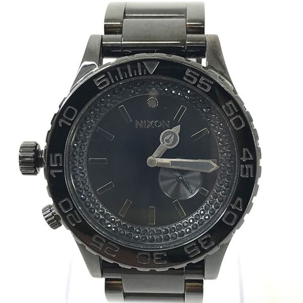 NIXON ニクソン 腕時計 THE 42-20 クオーツ アナログ ラウンド ブラック 黒 ウォッチ 20気圧防水 コレクション コレクター おしゃれ 箱付の画像2