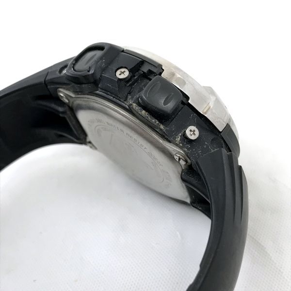 CASIO Casio G-SHOCKji- shock wristwatch G-601-1A quarts hole teji round black resin band collection operation verification ending 