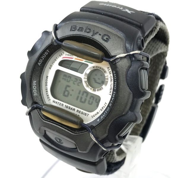 CASIO カシオ Baby-G ベビーG ベイビージー X-treme 腕時計 BGX-141 クオーツ デジタル ラウンド コレクション 電池交換済み 動作OK_画像3