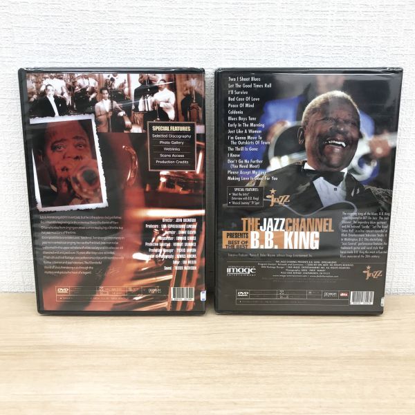 新品 未開封 DVD 2枚セット Louis Armstrong ルイ アームストロング BB KING キング ライヴ トランペット ジャズ 男性 歌手 音楽 洋楽 。の画像2