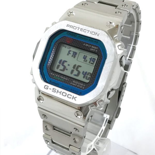 美品 CASIO カシオ G-SHOCK ジーショック マルチバンド6 Bluetooth 腕時計 GMW-B5000PC-1JF 電波ソーラー デジタル 箱付き 動作確認済みの画像3
