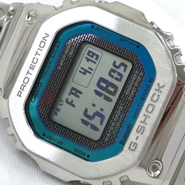 美品 CASIO カシオ G-SHOCK ジーショック マルチバンド6 Bluetooth 腕時計 GMW-B5000PC-1JF 電波ソーラー デジタル 箱付き 動作確認済みの画像1