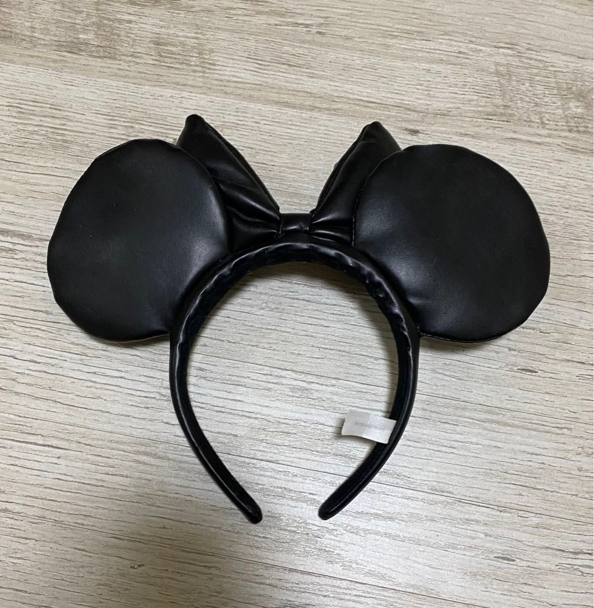 ディズニー カチューシャ ミニー レザー Disney