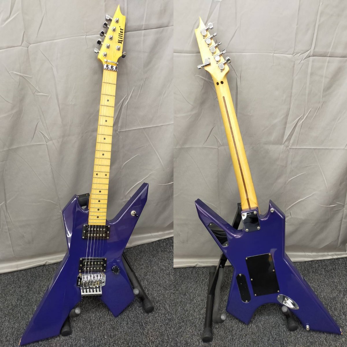 T7497＊【中古】Killer Guitars キラー KGギター エレキギター ソフトケース付の画像2