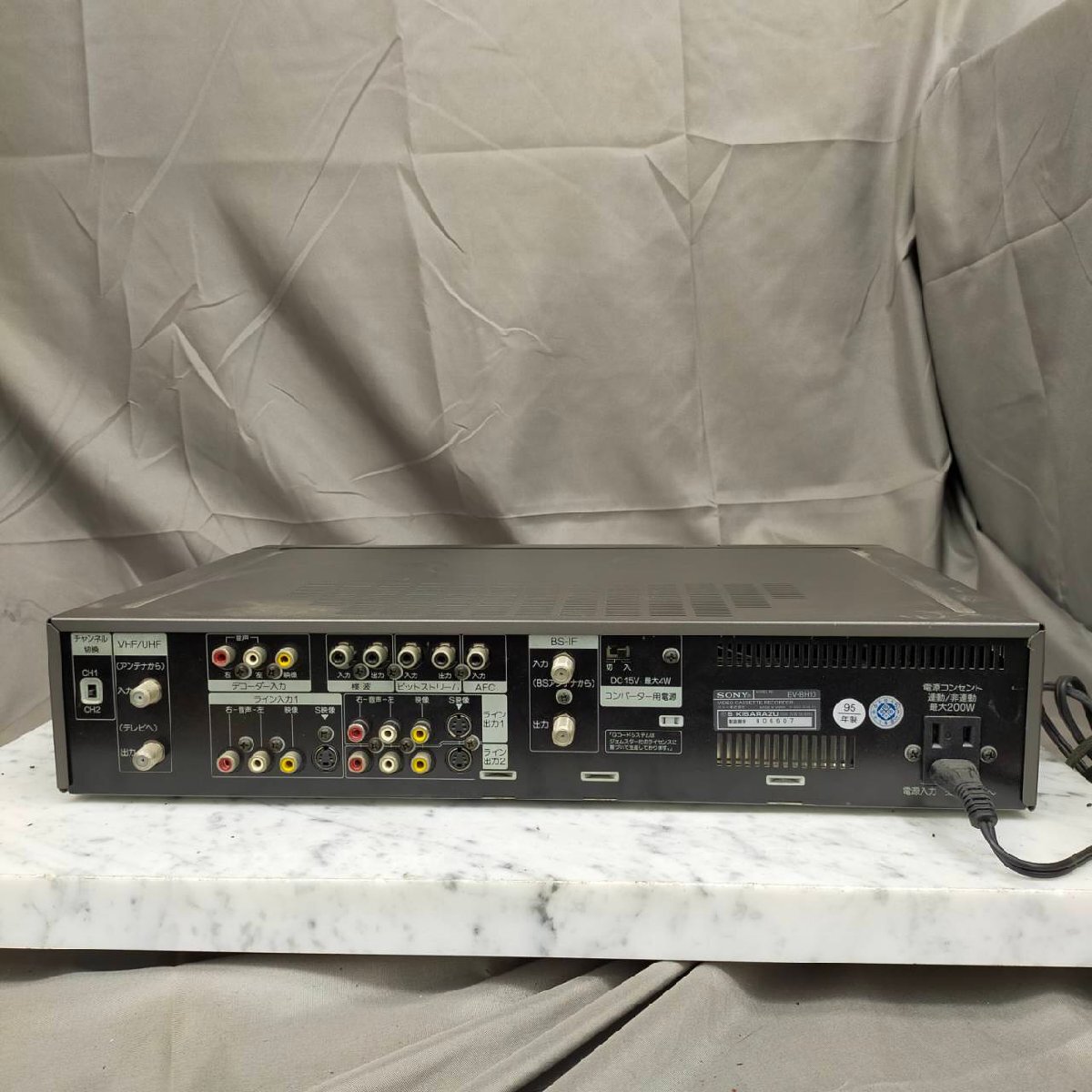 T7755＊【現状品】SONY ソニー EV-BH10 Hi-8ビデオカセットレコーダーの画像5