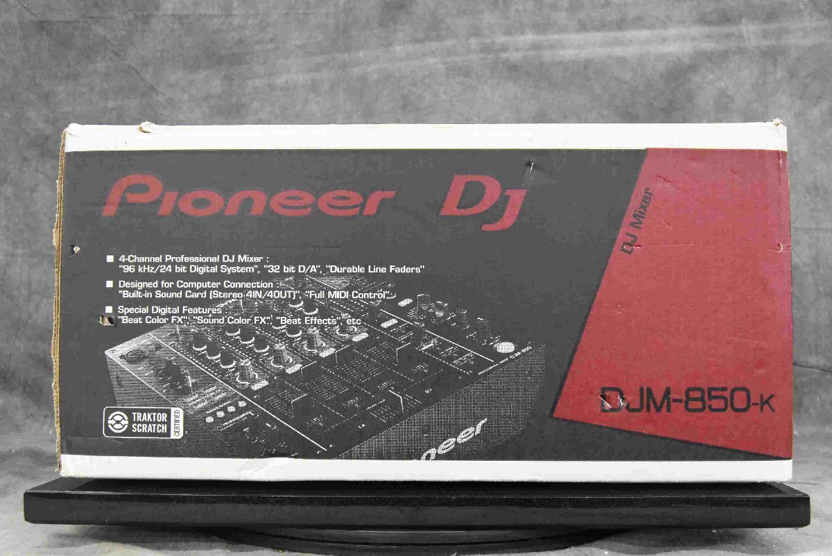 F☆Pioneer パイオニア DJミキサー DJM-850-K ☆中古☆