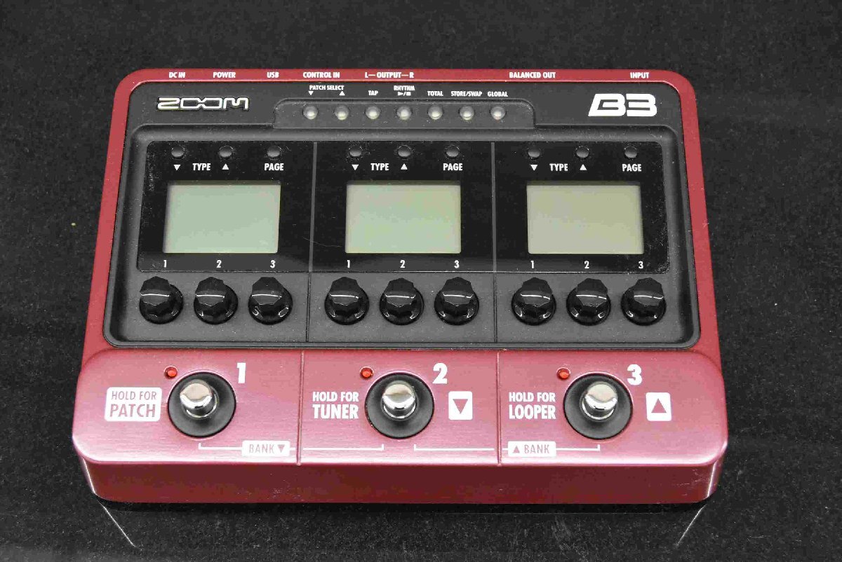 F☆ZOOM B3 ベース用マルチエフェクター ☆中古☆_画像2