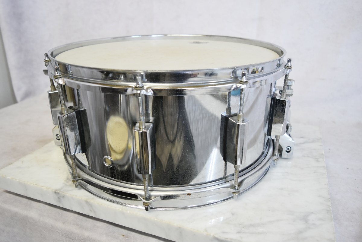 K*[ б/у ]Pearl Steel Shell snare жемчуг 