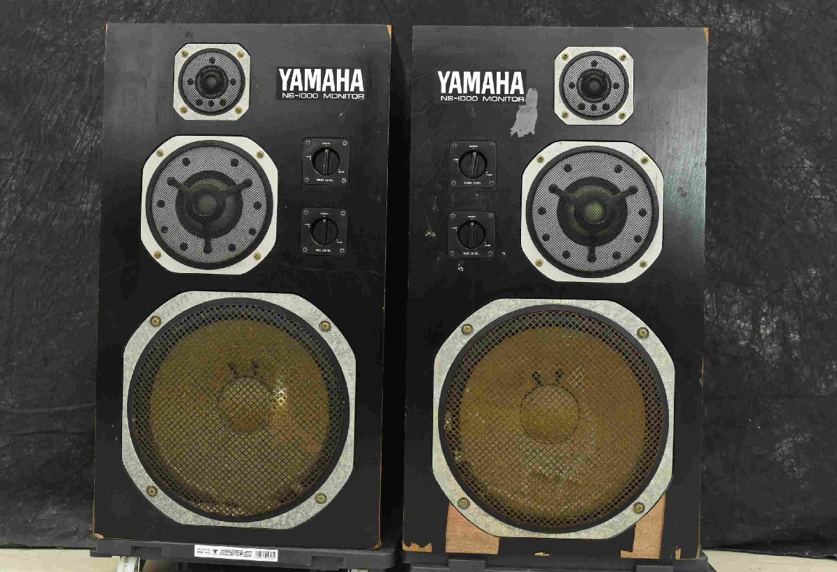 F*YAMAHA Yamaha NS-1000M speaker pair * with defect goods *