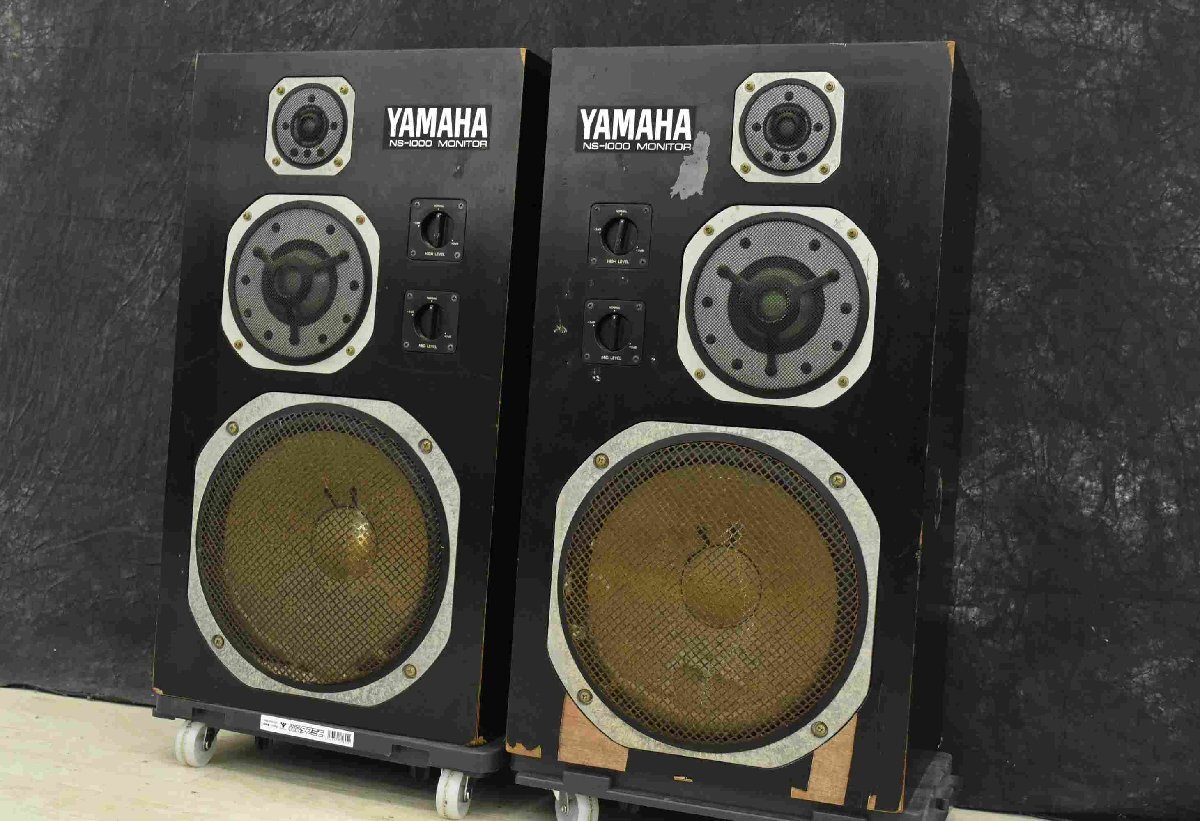 F*YAMAHA Yamaha NS-1000M speaker pair * with defect goods *
