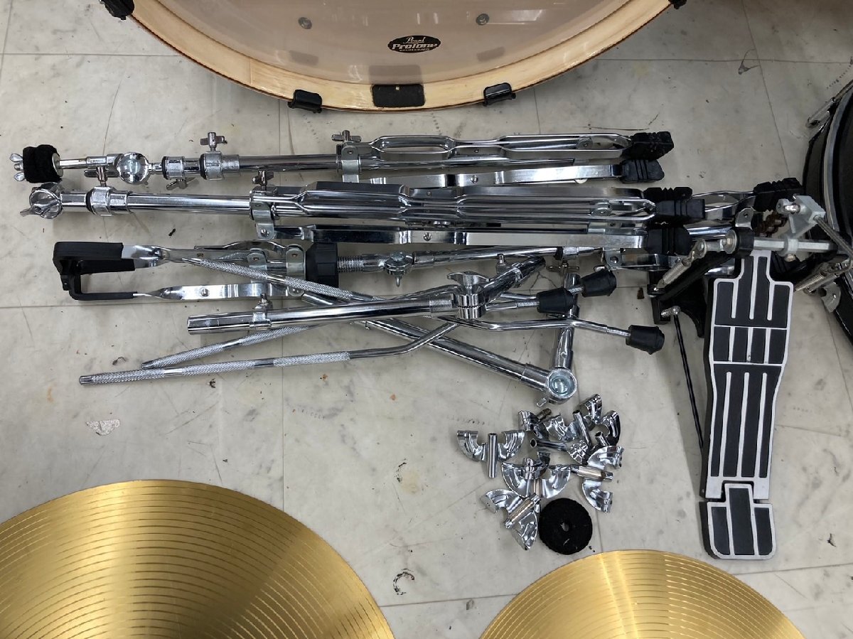 T7185＊【中古】【3個口】Pearl パール EXPORT SERISES DRUM ZENN ゼン ドラムセット_画像5