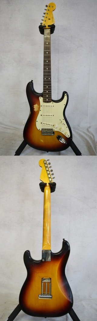 K●【中古】 Fender USA 62 STRAT TL 3CS エレキギター ストラトキャスター レリック加工 フェンダーの画像2