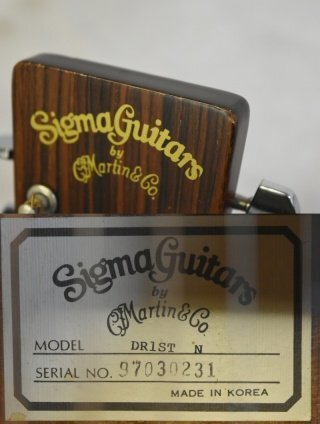 K●【現状品】SIGMA GUITARS by Martin DR1ST アコースティック ギター シグマの画像10