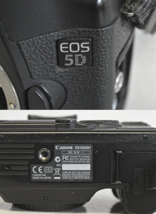 K●【現状品】Canon EOS 5D デジタル一眼レフカメラ ボディ キャノン_画像9