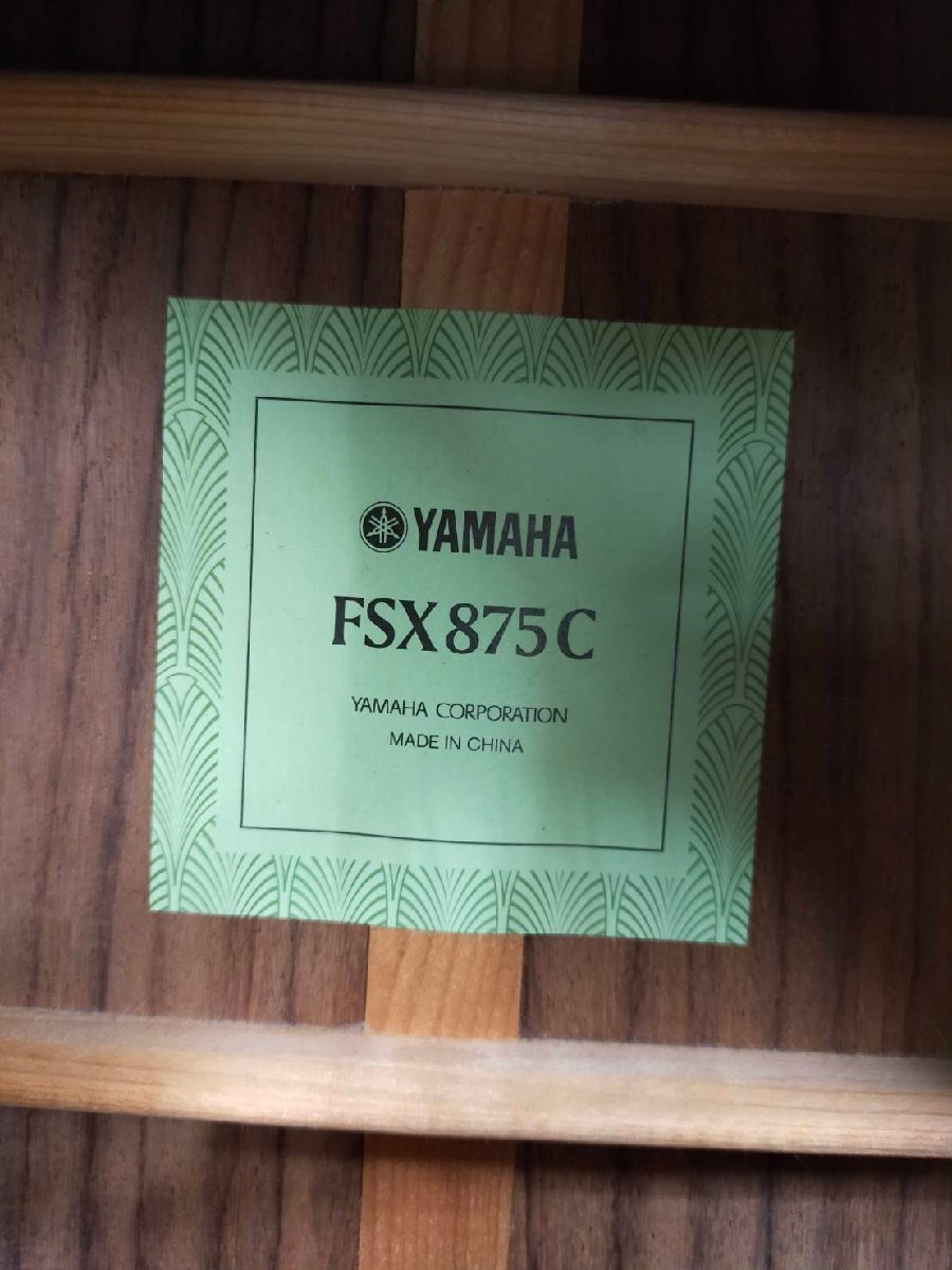 T7698＊【中古】YAMAHA ヤマハ FSX875C エレアコ ソフトケース付の画像7