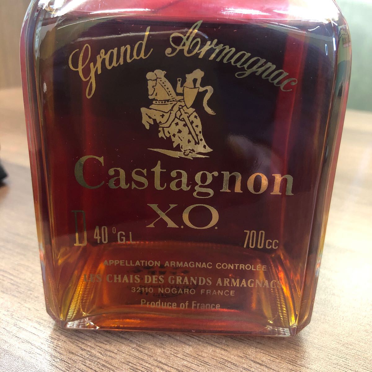 【未開栓】Castagnon XO grand Armagnac 700ml 40% カスタニョン グランド アルマニャック ブランデー 古酒 の画像5